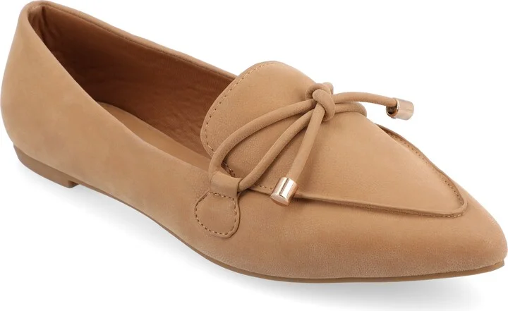 Womens Muriel Slip On Pointed Toe Loafer Flats