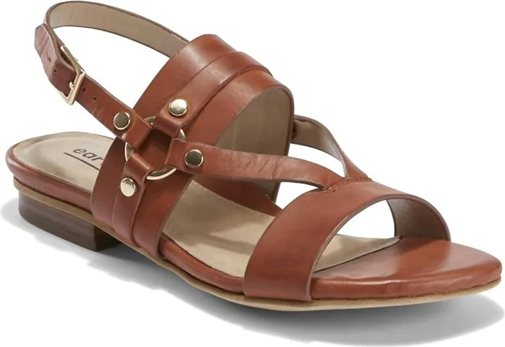 Women's Mykonos Delos Sling Back Sandal In Burnt Brick
