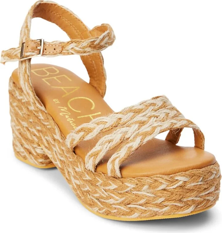Women's Mykonos Platform Heel In Tan