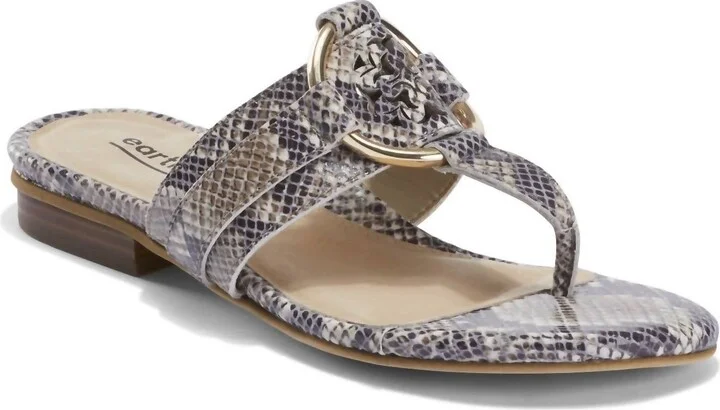 Women's Mykonos Tinos Slipper Sandal In Taupe Multi