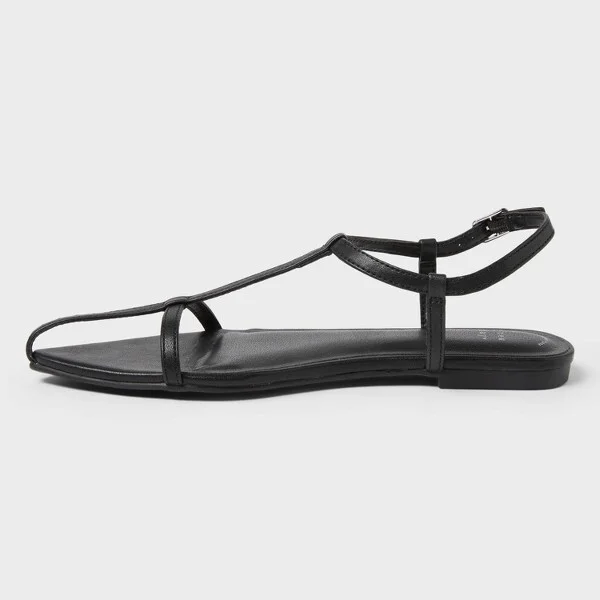 Women's Mylah Ankle Strap Sandals - A New Day™ : Open Toe, Buckle Closure, Smooth Outsole - Image 2