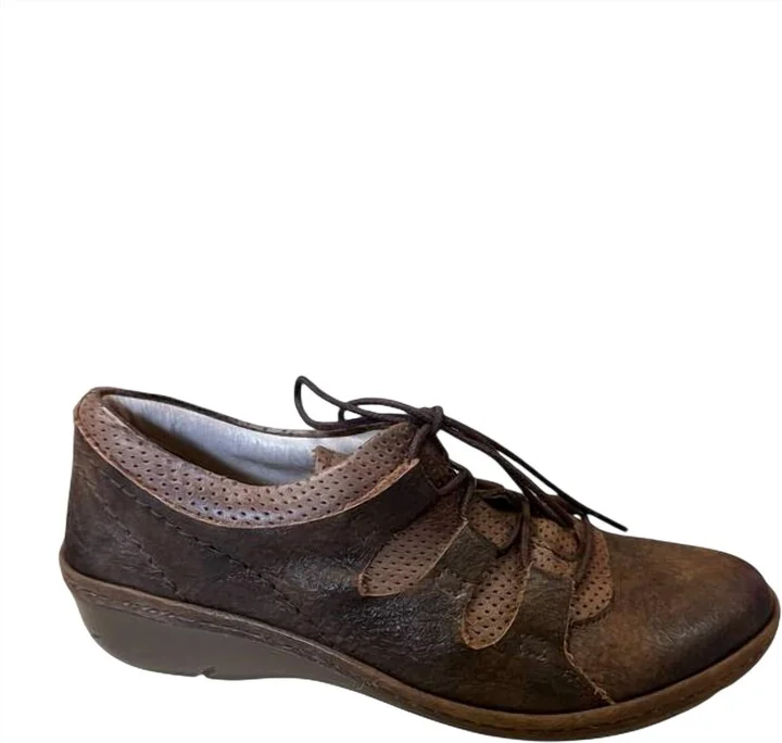 Women's Nadira Lace-Up Shoe In Testa Dimoro