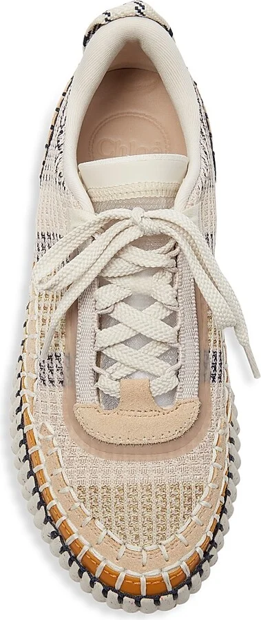 Women's Nama Mixed Media Platform Sneakers - Black - Size 5 - Image 10