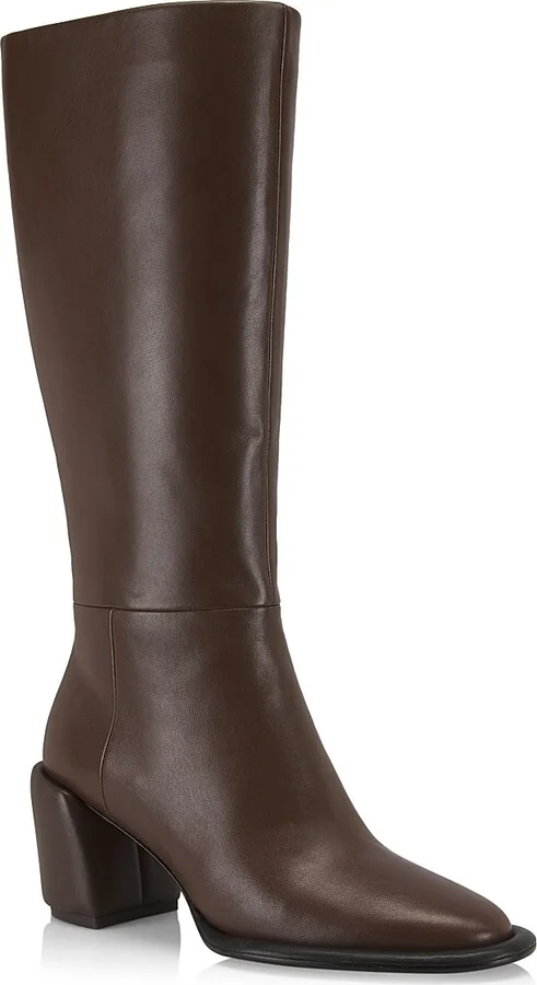 Women's Naomi 70MM Leather Boots - Brown - Size 5 - Image 2