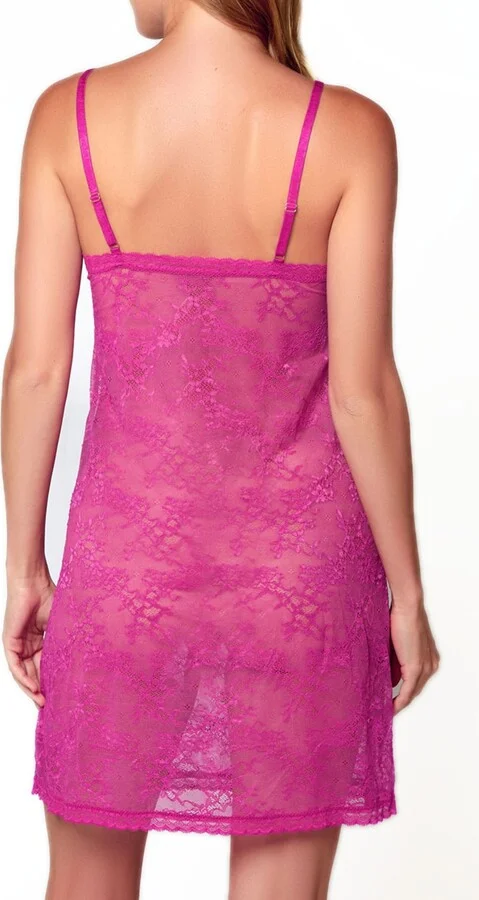 Women's Naomi Allover Lace Very Sheer Chemise - Image 2