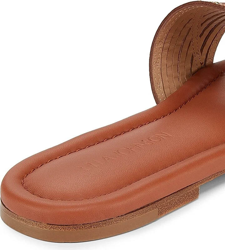 Women's Naomi Sandal Studded Leather Sandals - Rust Copper - Size 8 - Image 3