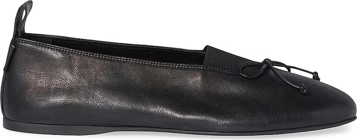 Women's Nappa Leather Ballerinas - Beige Khaki - Size 6 - Image 9