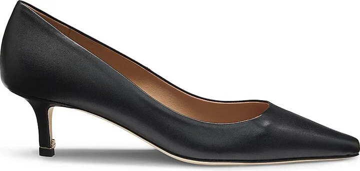 Women's Nappa-Leather Pumps with Double B Monogram - Black - Size 7