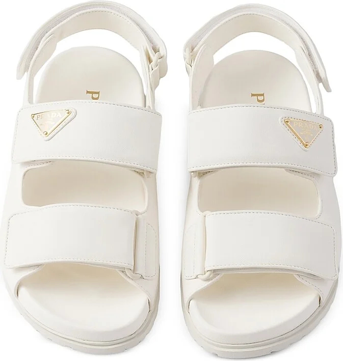 Women's Nappa Leather Sandals - Black - Size 9 - Image 5