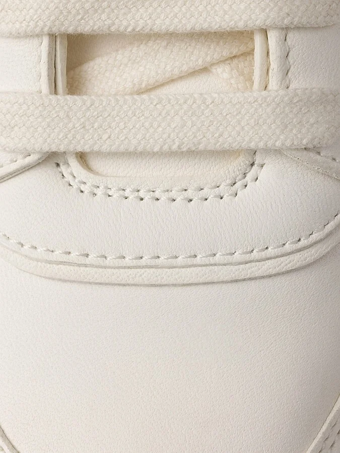 Women's Nappa Leather Sneakers - Beige Khaki - Size 6 - Image 4