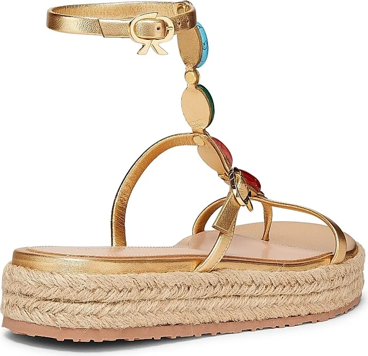 Women's Nappa Silk+Corda Sandals - Mekong - Size 5 - Image 3