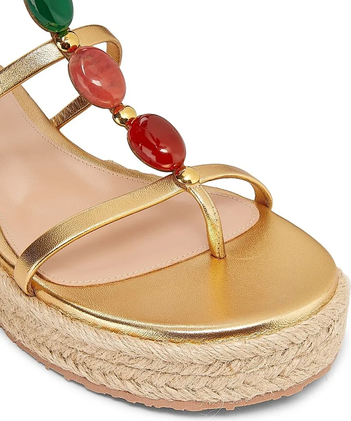Women's Nappa Silk+Corda Sandals - Mekong - Size 5 - Image 5