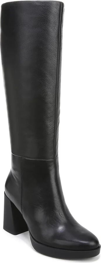Womens Narrow Calf Leather Knee-High Boots