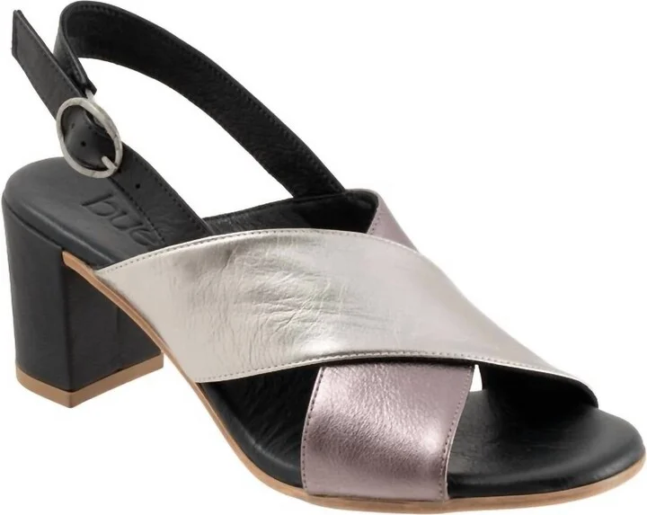Women's Natasha Sandals In Metallic Multi
