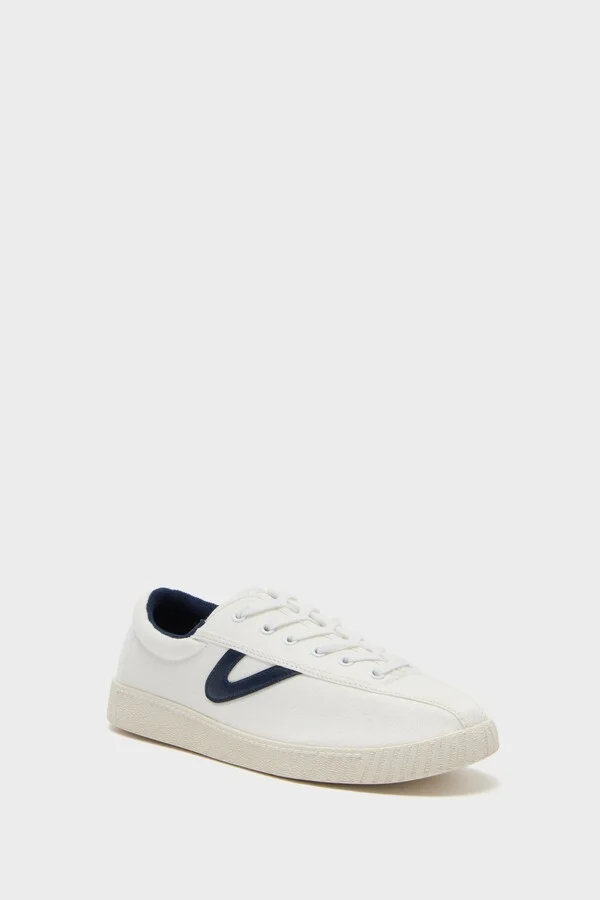 Women's Navy Nylite Canvas Sneakers