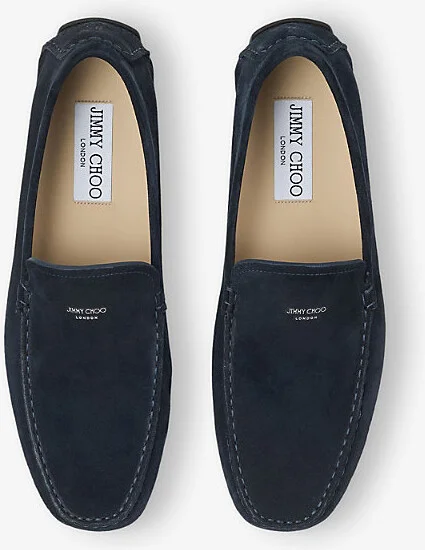 Womens Navy Stanly Reverse Suede Driver Shoes Eur 43.5 / 9.5 Uk Men - Image 2