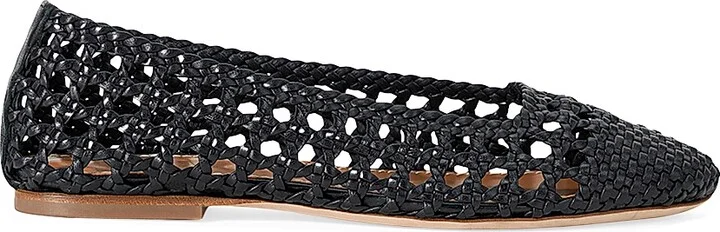 Women's Nell Crochet Flats - Black - Size 5