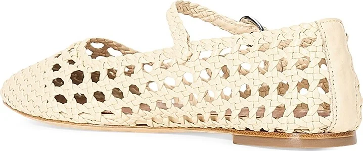Women's Nell Leather Mary Janes - Cream - Size 5 - Image 3