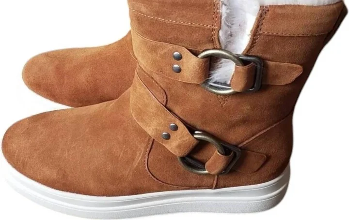 Women's Nelly Waterproof Boot In Dark Brown Suede