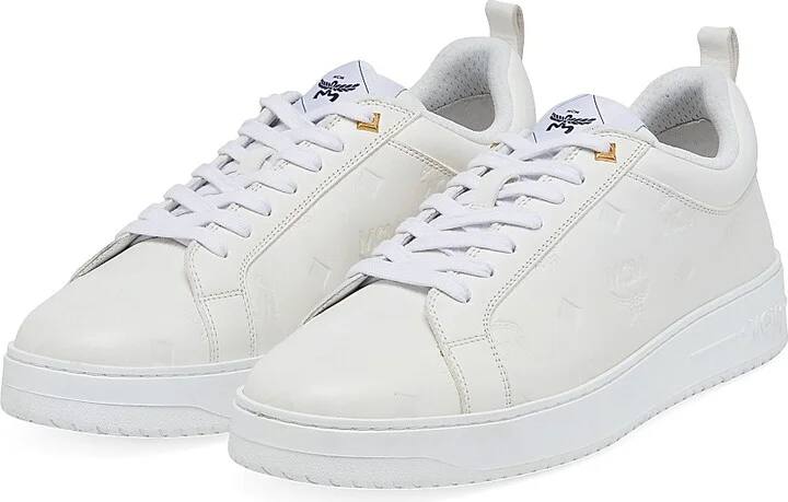 Women's Neo Derby Leather Sneakers - Egret - Size 5 - Image 2