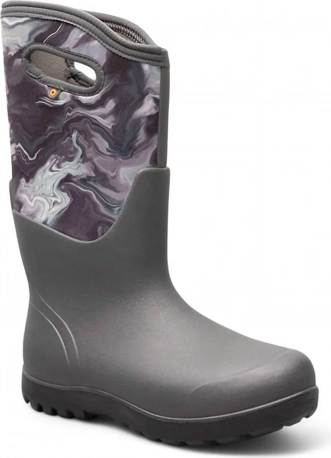 Women's Neoclassic Boot In Grey Oil
