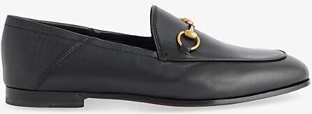 Womens Nero Horsebit Foldable Leather Loafers Eur 37 / 4 Uk Women
