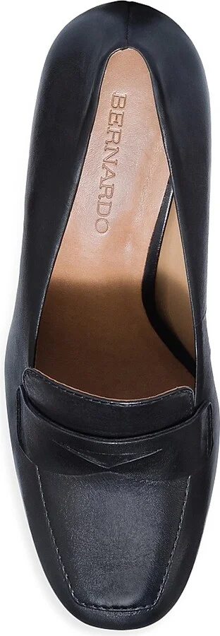Women's Nessa Block Heel Loafers - Black - Size 6 - Image 3
