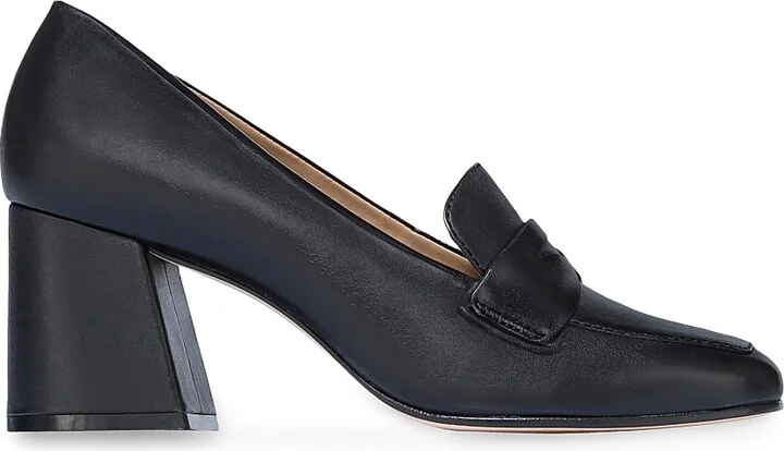 Women's Nessa Block Heel Loafers - Black - Size 6