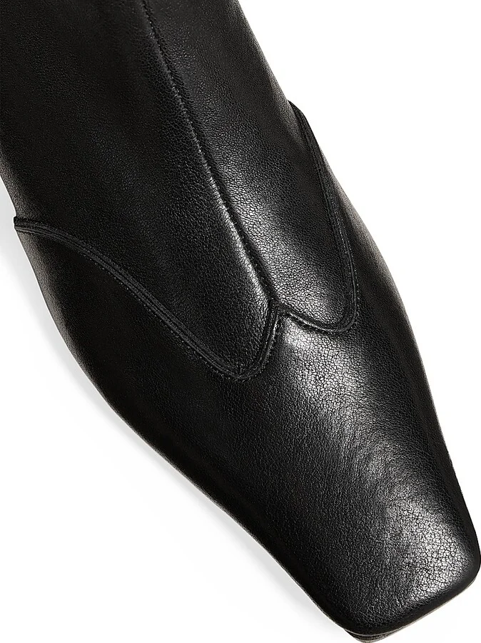 Women's Nevada 40MM Leather Ankle Boots - Black - Size 6 - Image 3
