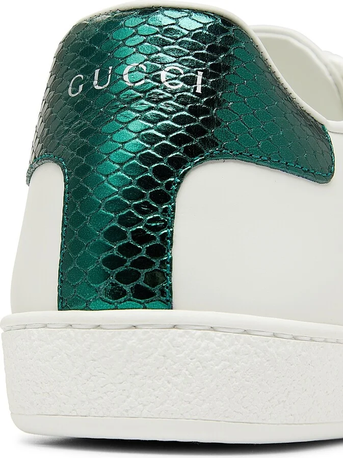 Women's New Ace Bee Embroidered Sneakers - White - Size 5 - Image 5