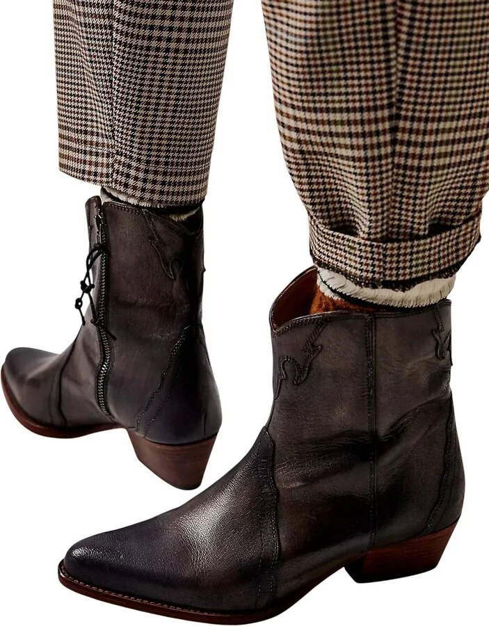 Women's New Frontier Western Boot In Carbon