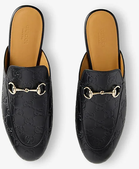 Womens New Ivoire Princetown Leather Mules Eur 38/5 Uk Women - Image 3