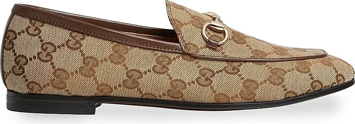Women's New Jordaan Logo Loafers - Beige Ebony - Size 8