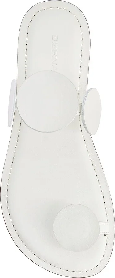 Women's New Moon Toe Ring Sandals - White - Size 6 - Image 3