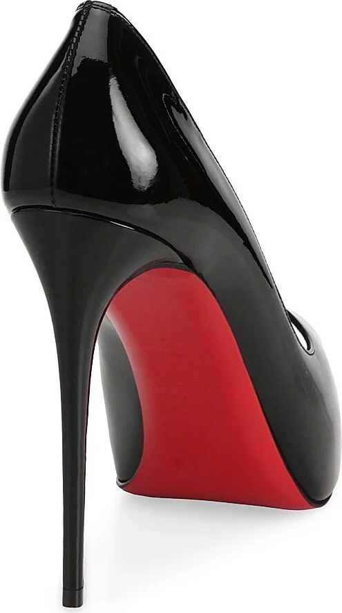Women's New Very Privé 120MM Patent Leather Pumps - Black - Size 4 - Image 2