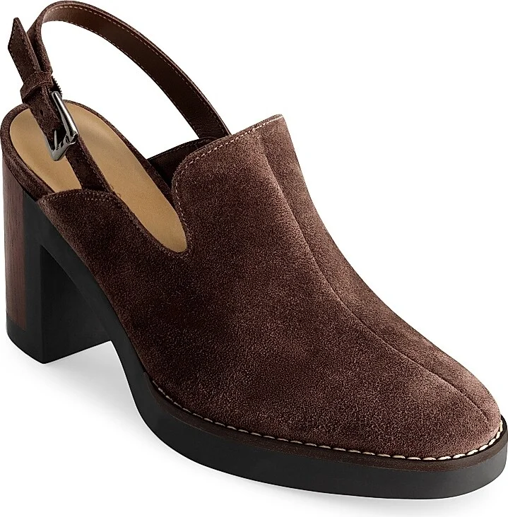 Women's Neza Slingback Clogs - Dark Chocolate - Size 6 - Image 2
