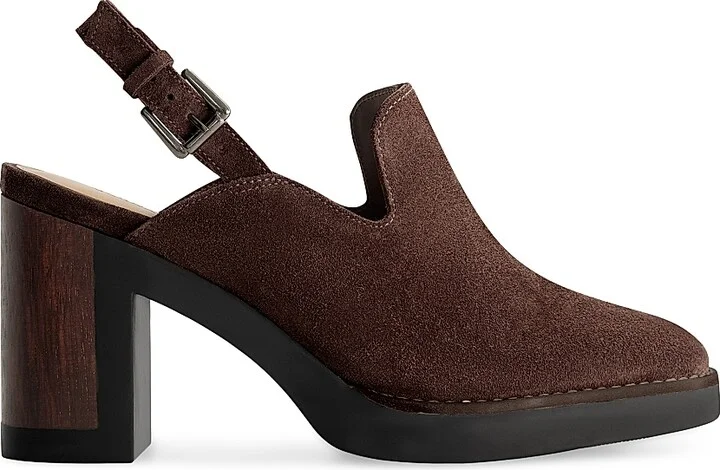 Women's Neza Slingback Clogs - Dark Chocolate - Size 6