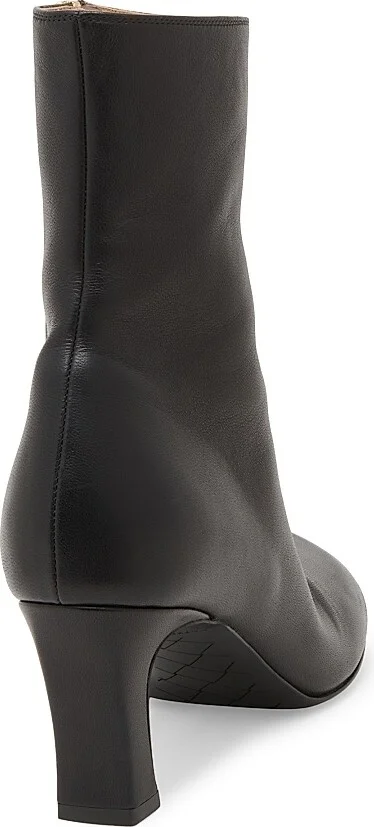Women's Nico 65MM Leather Ankle Boots - Black - Size 6 - Image 3