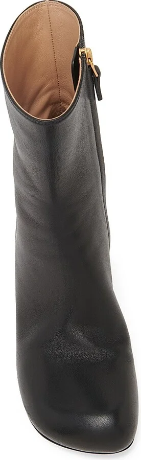 Women's Nico 65MM Leather Ankle Boots - Black - Size 6 - Image 4