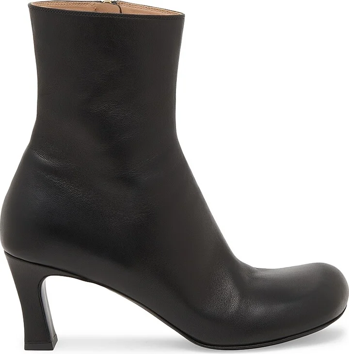 Women's Nico 65MM Leather Ankle Boots - Black - Size 6