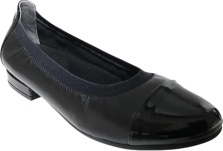 Women's Nicole Flats - Ww Width In Black