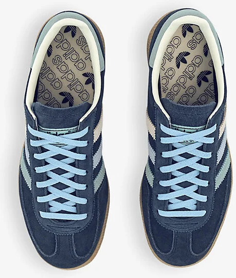 Womens Night Indigo Hazy Green Handball Spezial Suede Low-Top Trainers Eur 38/5 Uk Women - Image 2