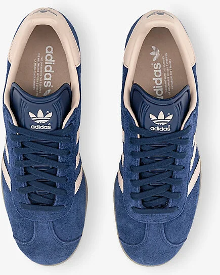 Womens Night Indigo Wonder Taup Gazelle Suede Low-Top Trainers 5 - Image 2