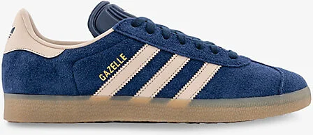 Womens Night Indigo Wonder Taup Gazelle Suede Low-Top Trainers 5
