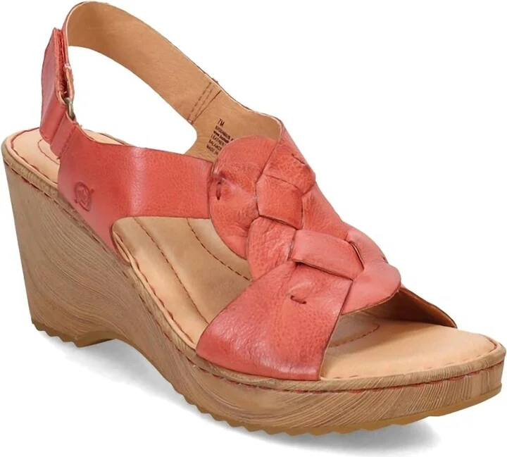 Women's Nina Sandals In Rust Cayenne