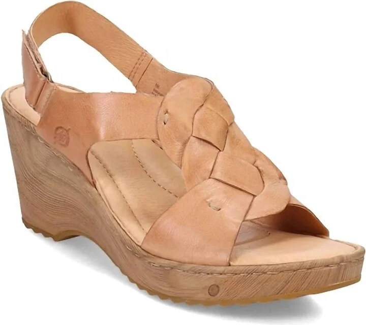 Women's Nina Wedge Sandals In Natural