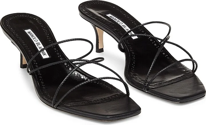Women's Ninfemu 50MM Leather Strappy Sandals - Brown - Size 9 - Image 7