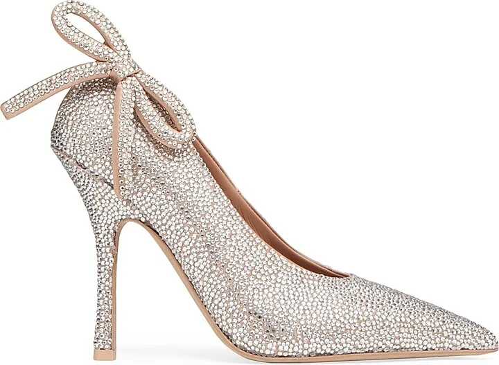 Women's Nite-Out 110MM Pumps with Crystals - Crystal - Size 6.5