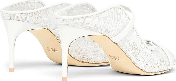 Women's Noah 70MM Lace Sandals - White - Size 12 - Image 3