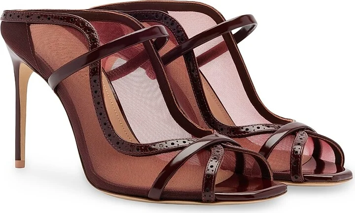 Women's Noah 90MM Mesh Sandals - Burgundy Rosewood - Size 12 - Image 2